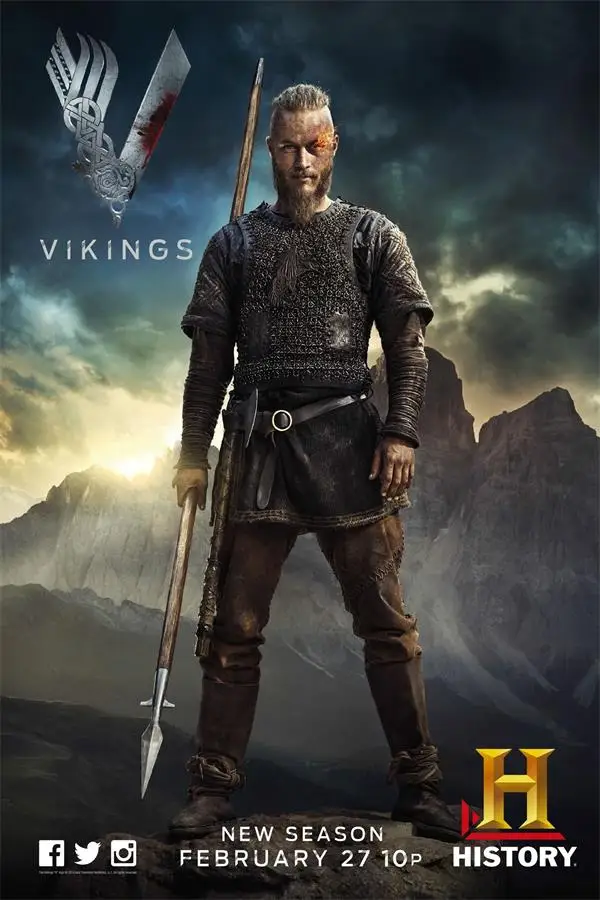 Настенное украшение на заказ викинги ТВ сериал постер наклейки Тревис флимел