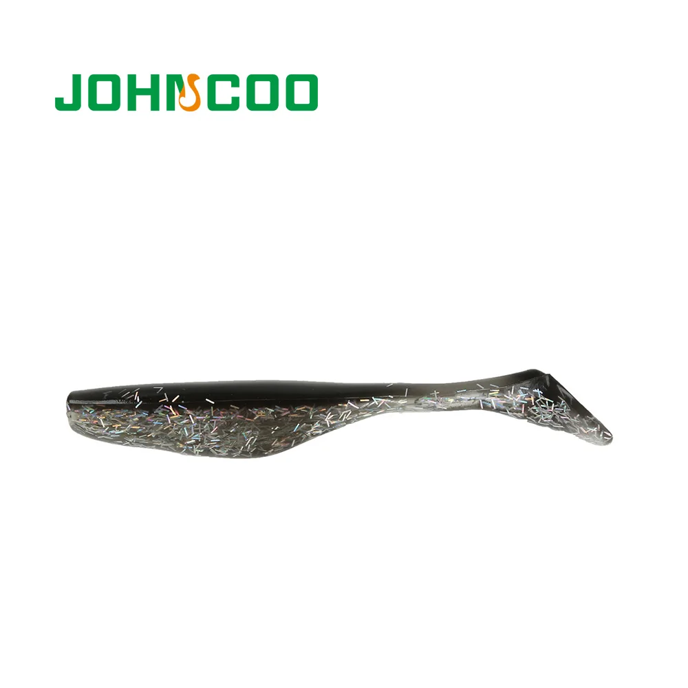 

JOHNCOO 6pcs Artificial Lure 9cm 5.2g Soft Fishing Lure Wobblers Bait Multi Colors Swimbaits Jig Head Soft Lure