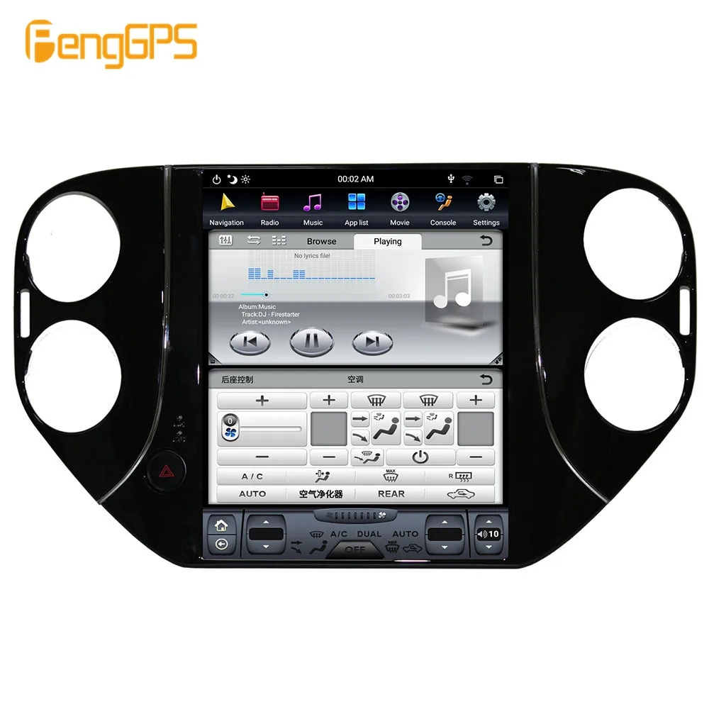 Discount Tesla Android 9.0 PX6 Built-In Wireless DSP CARPLAY Car Multimedia Radio For VW Tiguan 2010-2016  Navigation Head unit 3
