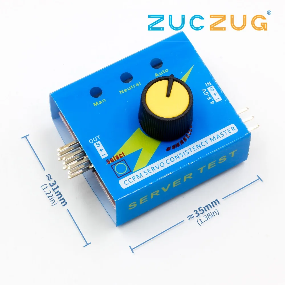 

Multi Servo Tester 3CH ECS Consistency Speed Controler Power Channels CCPM Meter