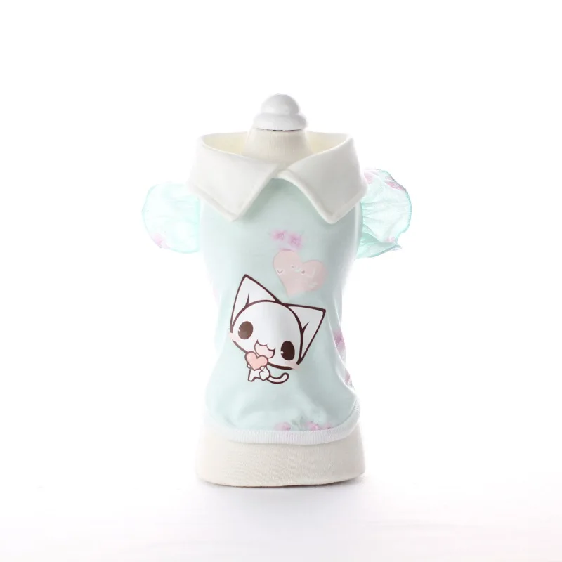 

Cute Lace Pet Dog Clothes Summer Jacket Cat Dress Vest Dog Tutu Dress Pet Dress Clothing Chihuahua Teddy XS-XL
