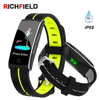 

F10C Smart Bracelet IPX8 Waterproof Watch Sleep Sport Band Blood Pressure Smartband Activity Tracker Health Wristband Smart Band