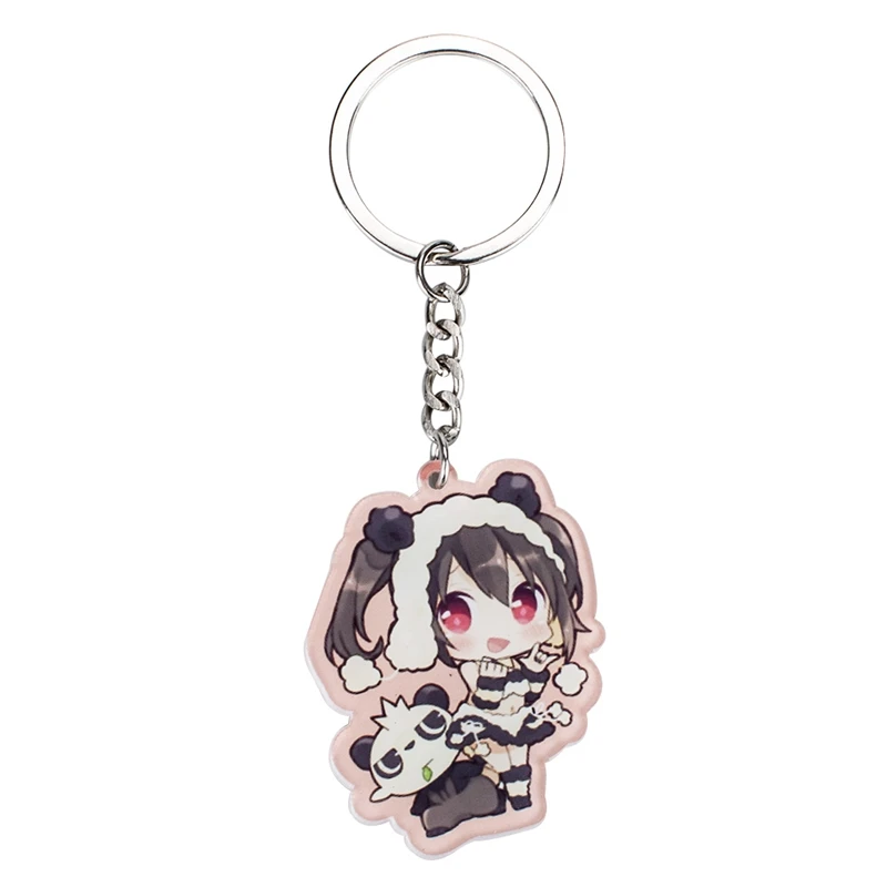 

Anime Keychain Cute cartoon character Acrylic keychain Sleepy Cute Animal Print Keyrings Keychain