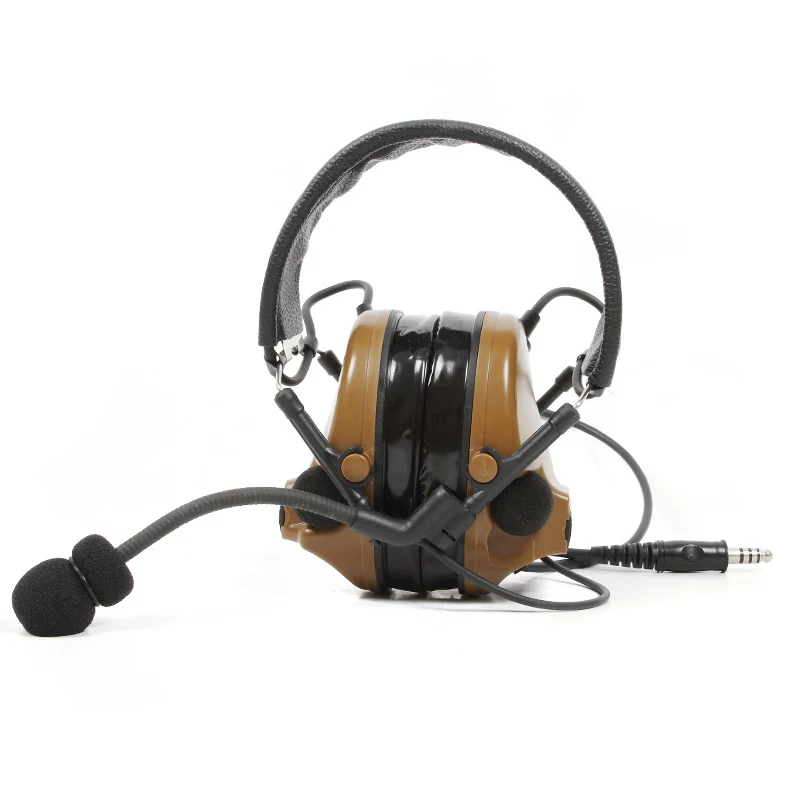 TAC SKY COMTAC III silicone earmuff version electronic tactical hearing defense noise reduction sound pickup military 3