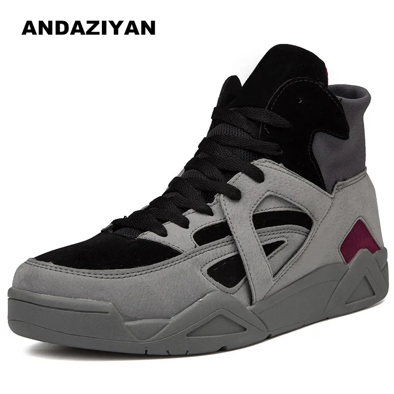 

Spring men shoes casual high-top color matching socks shoes