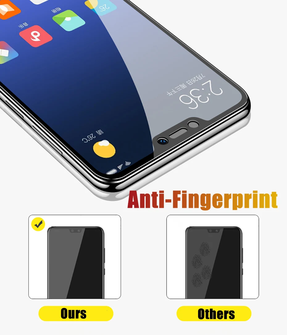 CAPAME Tempered Glass Screen Protectors For Xiaomi Redmi 6 6A Note 5 Pro 5A Prime Plus S2 Protective Glass On For Xiaomi Redmi 6 (3)