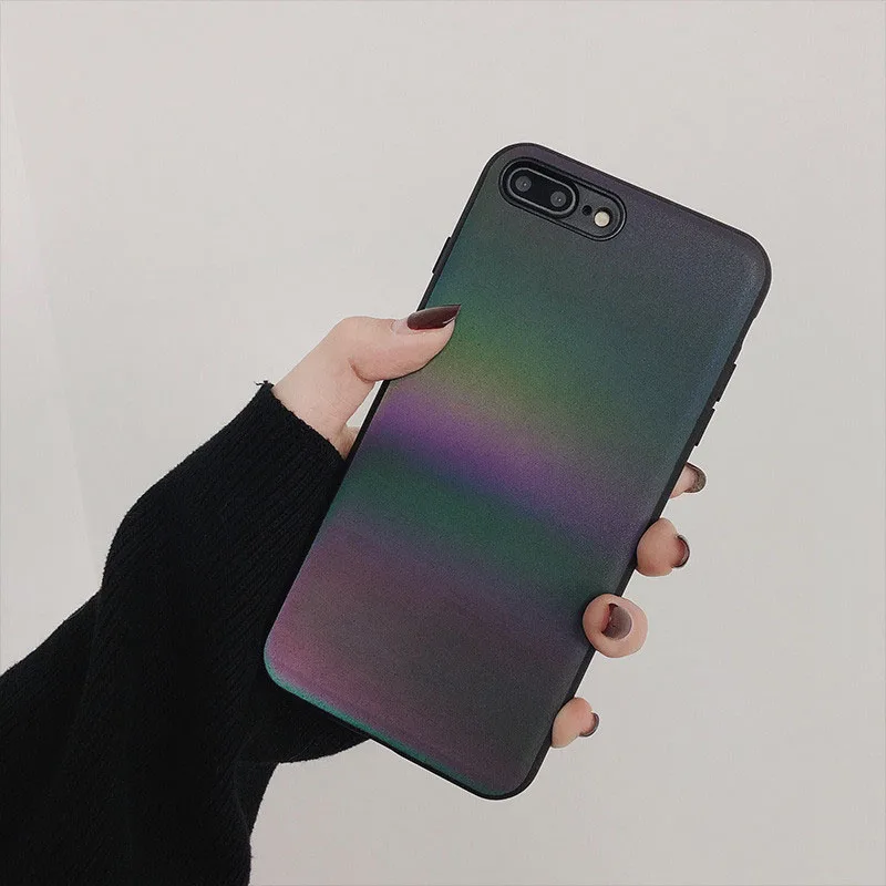 

Trendy Deluxe Gradient Mobile Phone Case for iPhone 6 6s 7 8 Fashion All Inclusive Drop Soft Shell for iPhone X XS XR MAX