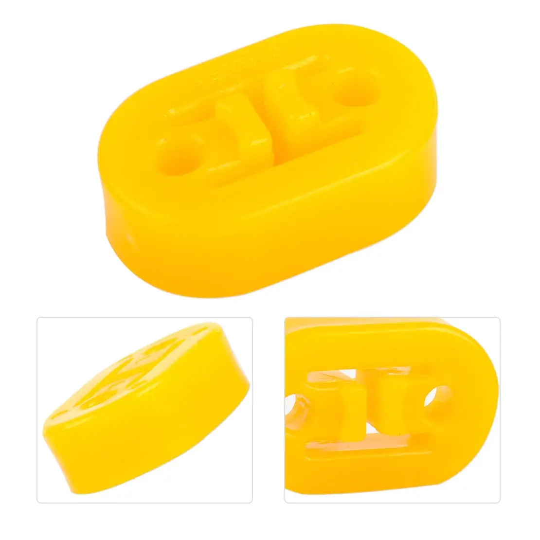 

CITALL Yellow H Shape 2 Hole Rubber Exhaust Pipe Mount Hanger Bracket Replacement For Honda Civic BMW E39 E90 Audi A4 A6 VW Golf