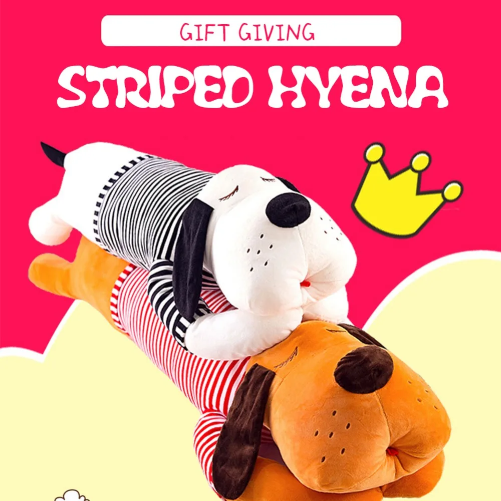 

70-120cm Cartoon Stuffed Sleeping papa Dog doll Toys Lovely Animal Toys for girls Children Birthday Gift Plush Pillow Cushion