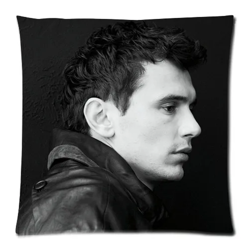 Custom Hollywood Super Actor James Franco Pillow Case 18x18 (one side