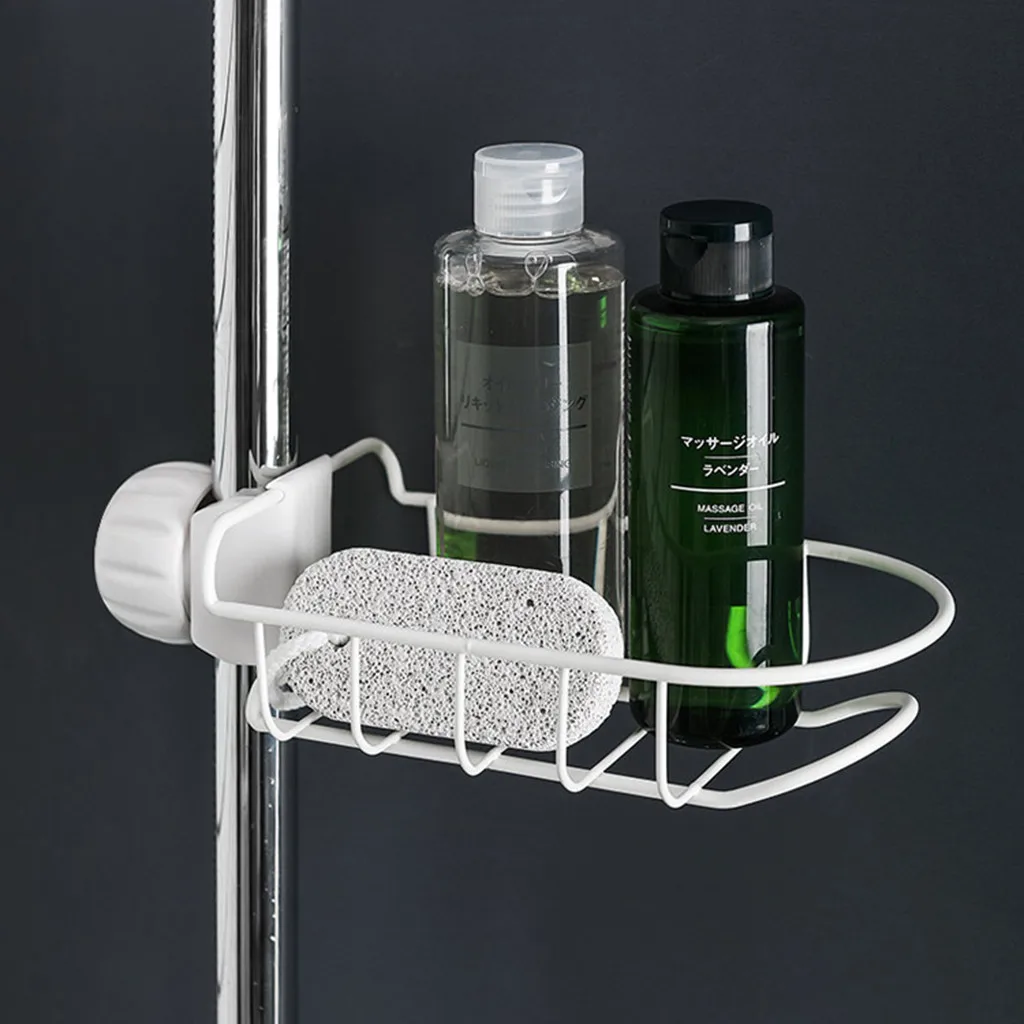 2019 New type Stainless steel drain rack Kitchen Drainage Shelf Multifunctional Dishwashing Sponge Storage Rack 3.13