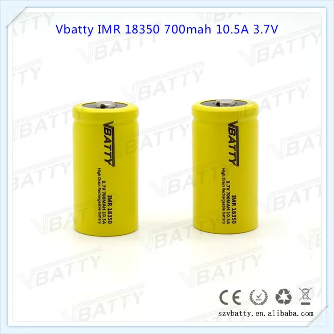 18350 700mah 3.7V 1