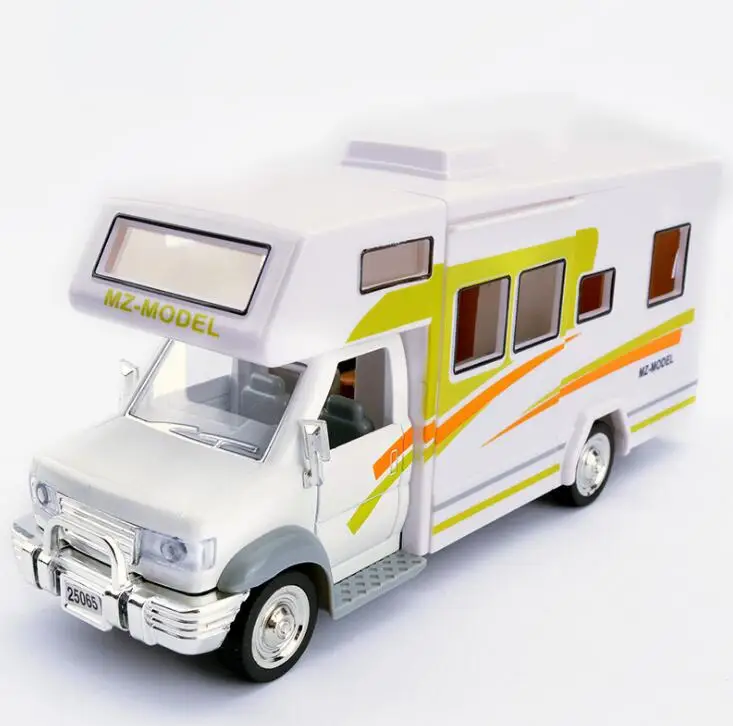 1:32 RV car furniture mounted more doors open sound and light back to the alloy force of car modelschildren diy play house toys 1:32 RV car furniture mounted more doors open sound and light back to the alloy force of car modelschildren diy play house toys