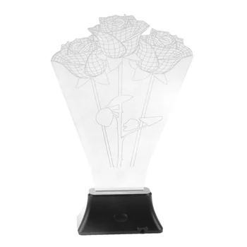 

Brand New USB 3D LED Table Lamp Night Light's room Night Light Christmas Gift NEW Rose