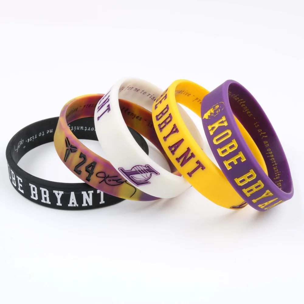 1 PC Kobe Bryant Avatar Silicone Bracelets New Style Los Angle Lakers