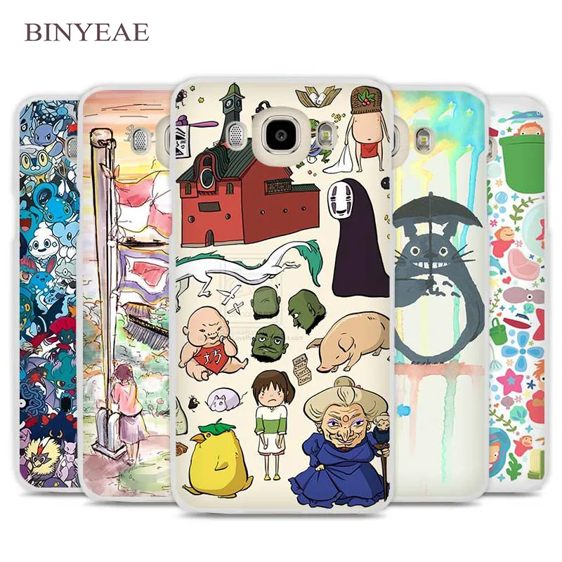 

BINYEAE kawaii ghibli doodle Cell Phone Case Cover for Samsung Galaxy J1 J2 J3 J5 J7 C5 C7 C9 E5 E7 2016 2017 Prime