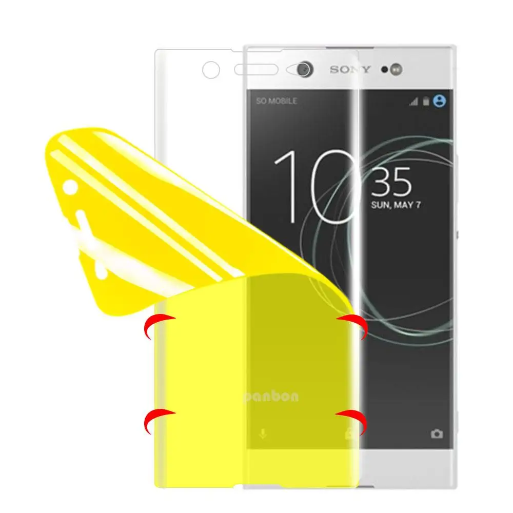 7D Copertura Completa Nanoedge Pellicola Protettiva Per Sony Xperia 1 10 Più Xa/Xa1/Xa2 Plus/Ultra Xa3 Xp Pellicola Della Protezione Dello Schermo
