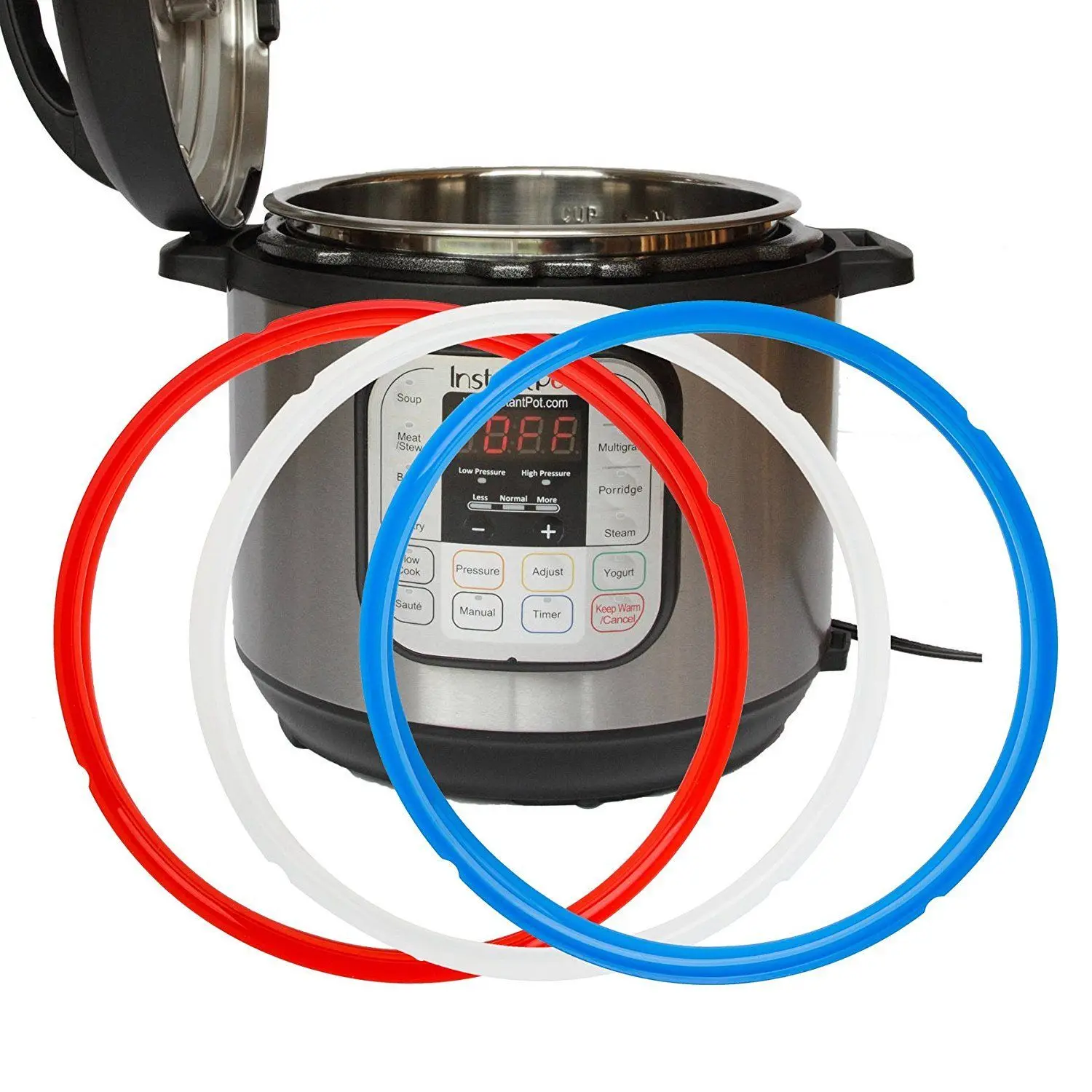 

New Silicone Seal Rings Gasket For Instant Pot 4Qt /5Qt /6Qt /7Qt /8Qt/L Blue Red White IP-DUO60,IP-LUX60,IP-DUO50