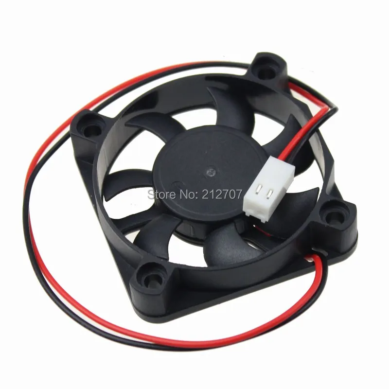 

1 Pieces Gdstime 50mm*50mm*10mm 5010 2Pin-2510 Connector 9 Blades Cooling 12V 50mm DC Fan