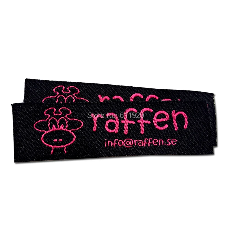 

free shipping custom clothing woven label/garment woven tags/logo brand name printing/embroidered tag/collar label/main label