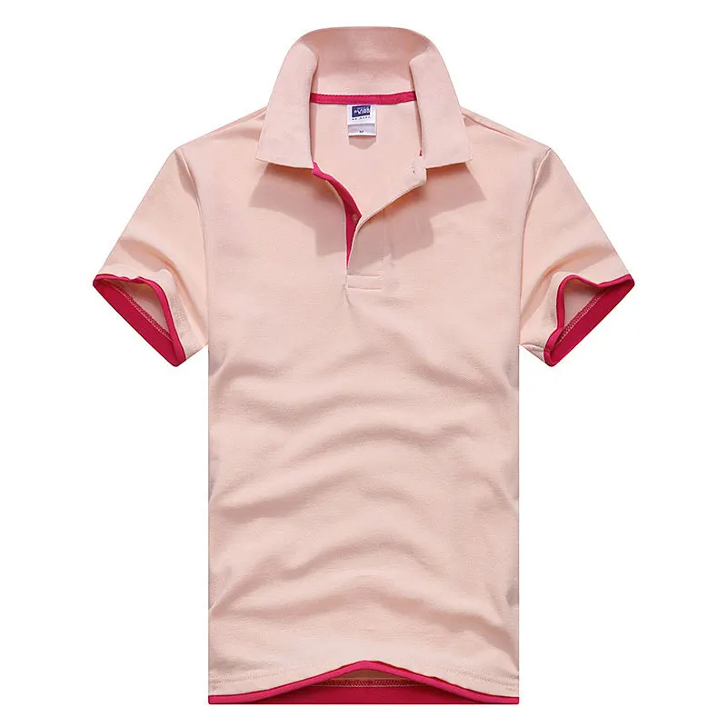 Новая дышащая мужская рубашка поло для мужчин, дизайнерская мужская быстросохнущая рубашка поло с коротким рукавом, трикотажная одежда, гольфтеннис - Цвет: 8