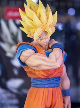 

22cm Dragon Ball Z Goku Vegeta Son Gohan Action Figure PVC Collection Model toys brinquedos for christmas gift have the base