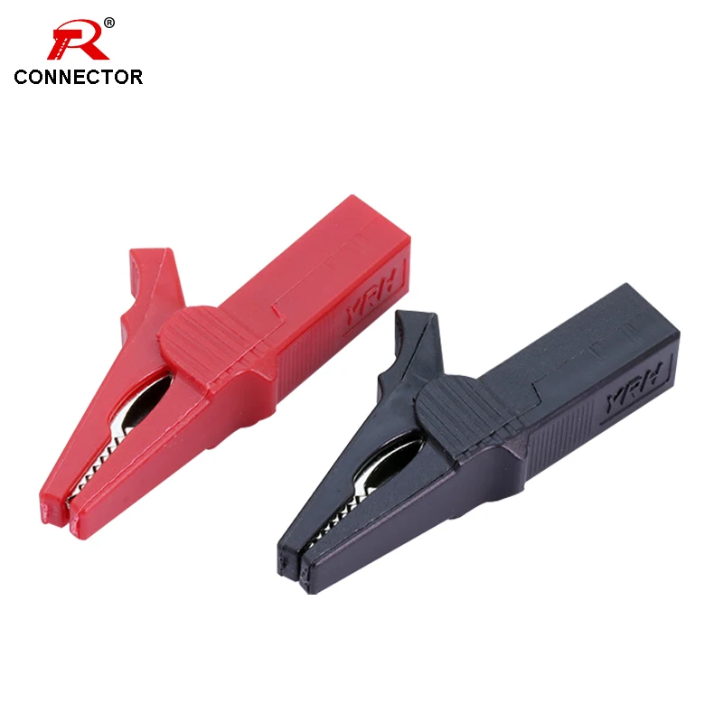 

2pcs 55MM/2.17" Alligator Clip, 12.7mm Open Mouth, Electrical Probe Crocodile Clamp Clips for Testing Car Auto Battery Weld-free