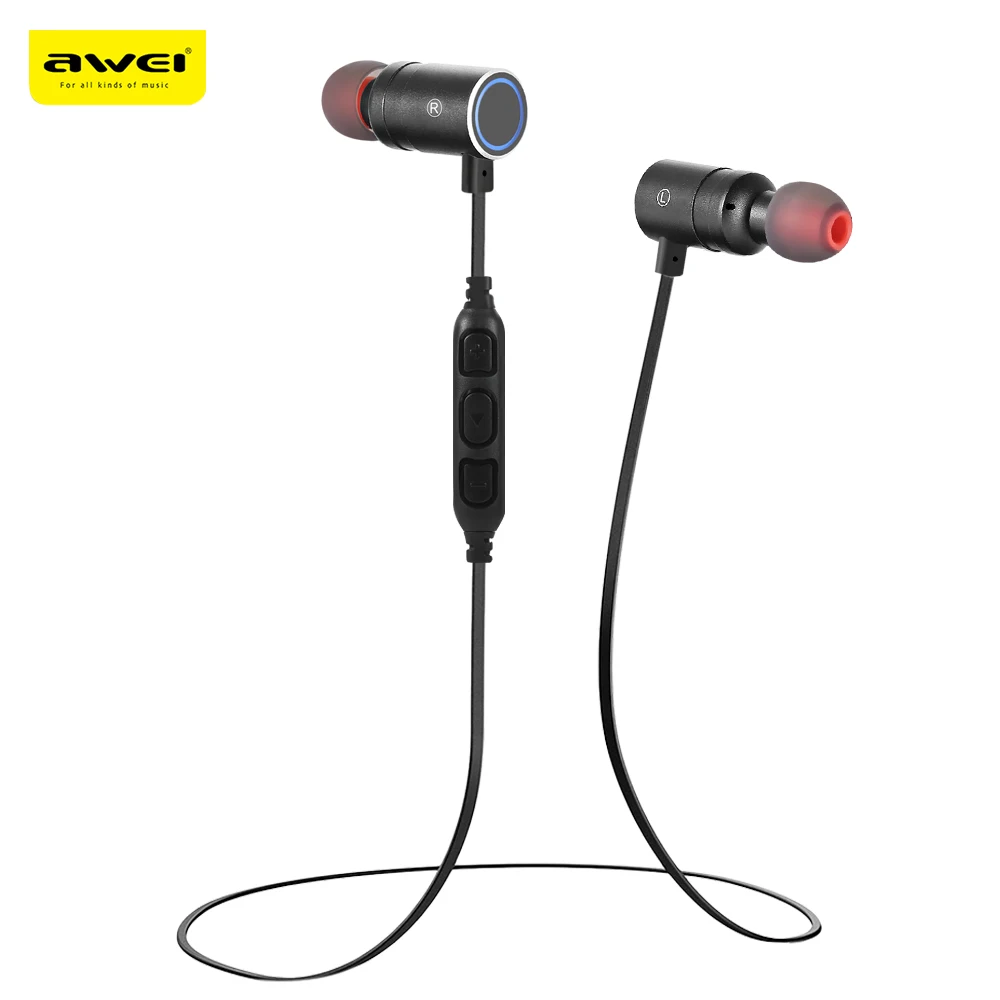 

Awei AK8 Waterproof Bluetooth earphone Magic Magnet Attraction Sports Earphones with Microphone Noise Cancelling For Phone