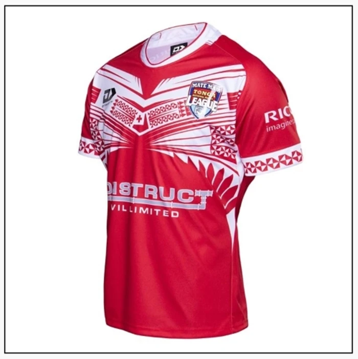 

International League 2019 tongas league jersey TONGA home rugby Jerseys shirt big size 5xl