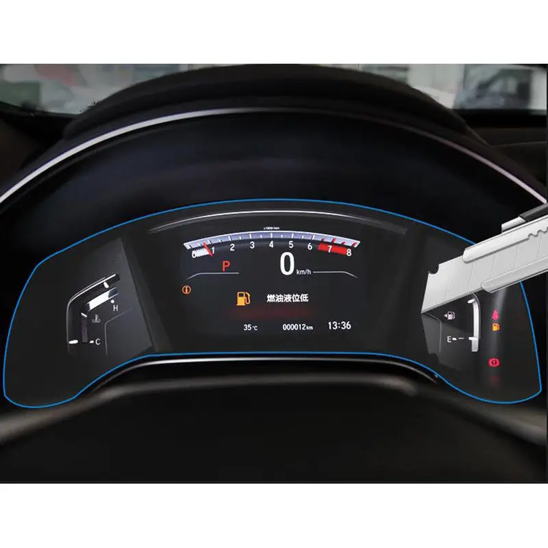 Пластиковая внутренняя защита экрана приборной панели автомобиля, прозрачная сенсорная HD пленка для Honda CRV, аксессуары для стайлинга автомобилей