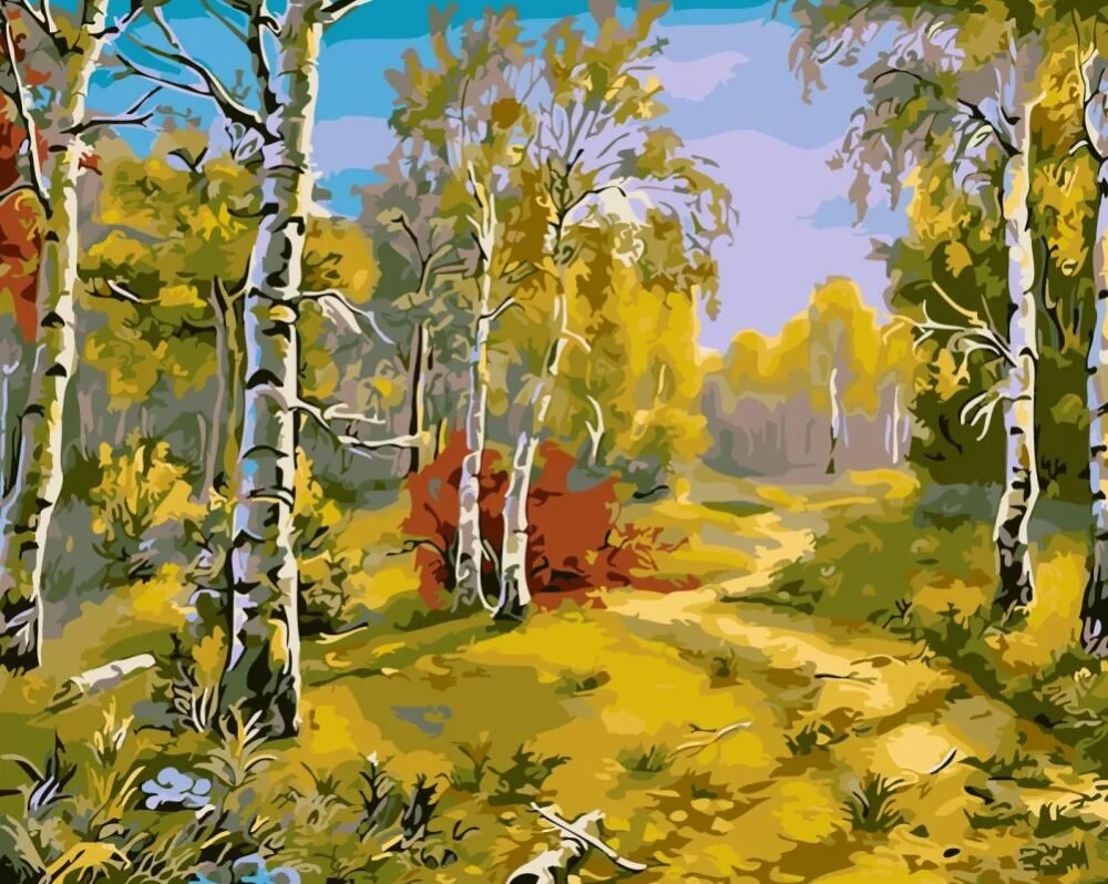 Картинки осенний лес для детского сада, открытки мая