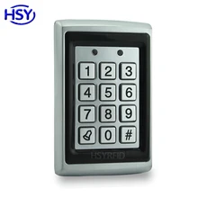 Metal Case Standalone Keypad Access Control RFID Proximity ID EM Card Keytags Single Door Keyboard Controller system Metal Case Standalone Keypad Access Control RFID Proximity ID EM Card Keytags Single Door Keyboard Controller system
