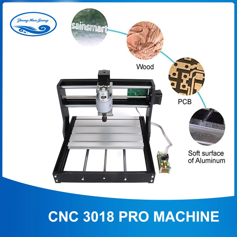 

CNC 3018 pro with ER11,15w big laser diy mini cnc engraving machine,laser engraving,Pcb PVC Milling Machine,wood router,cnc 3018