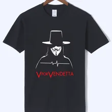 V for Vendetta со звездой одежда 2021 Модная Летняя Распродажа мужских