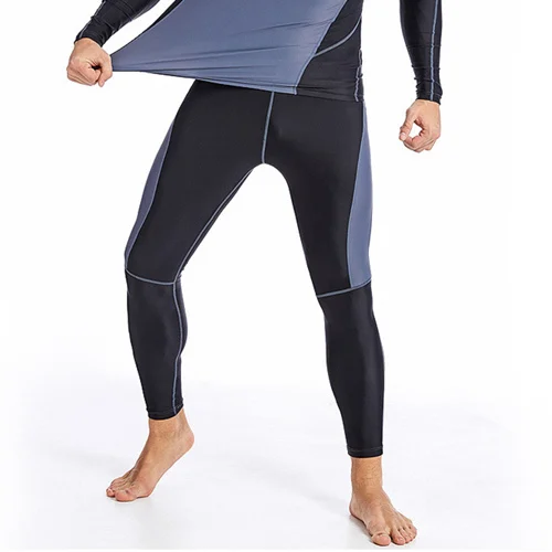 Для мужчин s длинные леггинсы Дайвинг Dive Серфинг брюки плавание Мужские Шорты для купания Гонки Купальники плюс Размеры Для мужчин длинные помех купальный костюм - Цвет: as picture