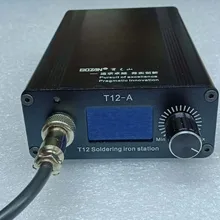 BOZAN V2.01 OLED 1,3 дюймов T12-A Электропаяльники 9501 T12 паяльник наконечник DIY наборы паяльная станция для телефона