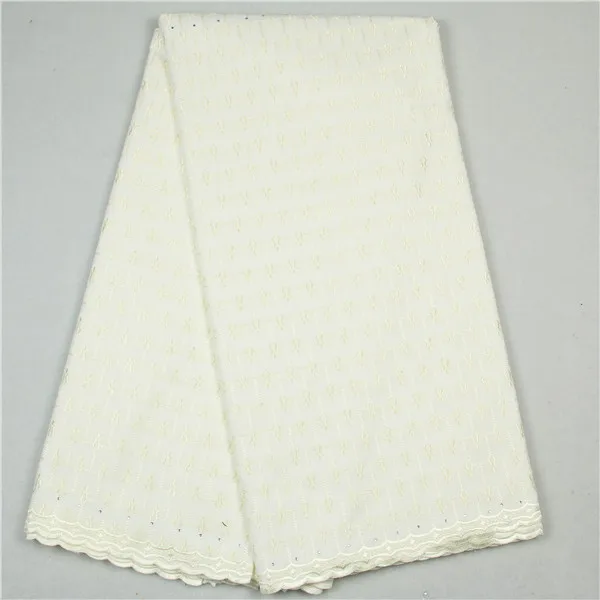 Latest Stones African Cotton Swiss Voile Lace Fabric High Quality In Switzerland Fabric!HL | Дом и сад