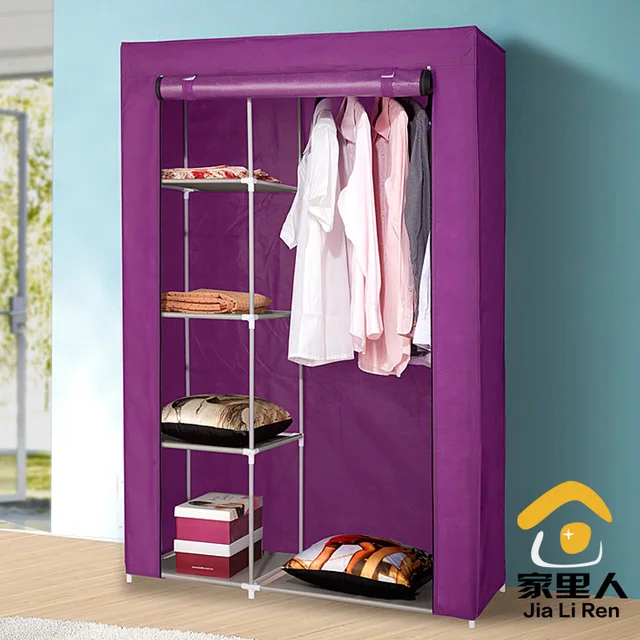 Simple Dust Cloth Wardrobe Folding Closet Clothes Storage Simple Dust Cloth Wardrobe Folding Closet Clothes Storage Cabinets Hanging Shipping