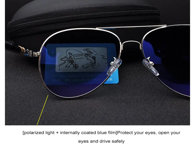 Минимальная Для мужчин поляризационные солнцезащитные очки Открытый классический вождения UV400 солнцезащитные очки Высокое качество HD