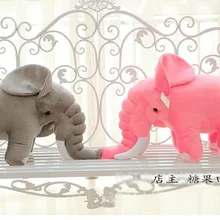 Большой плюшевый слон, игрушка, 60 см имитация слон кукла, подушка, подарок на день рождения w8742