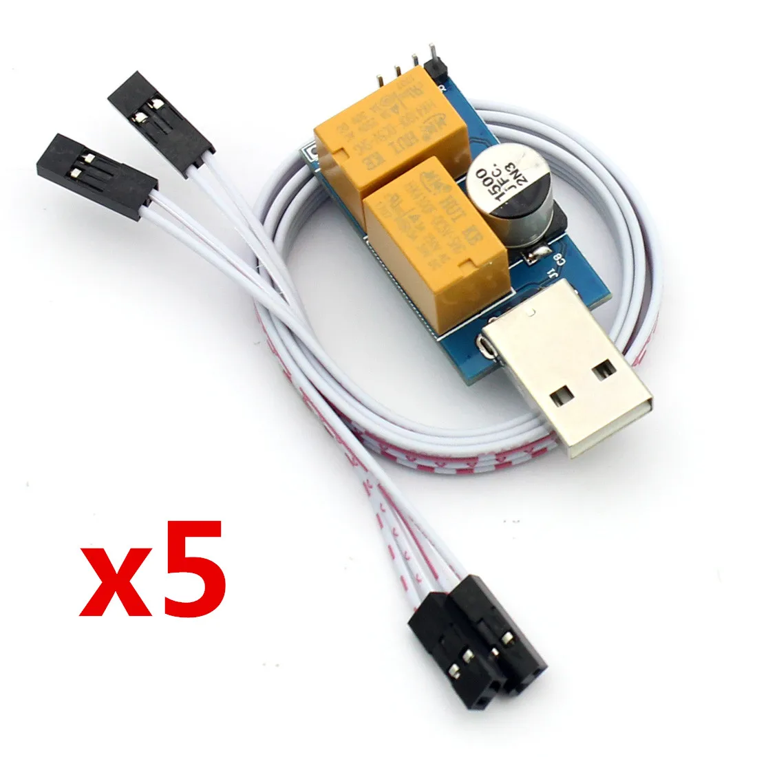 

5 PCS USB Watchdog Timer Card Module Automatic Restart IP Electronic Watch dog 2 Timer Reboot Lan For Mining Gaming Computer PC