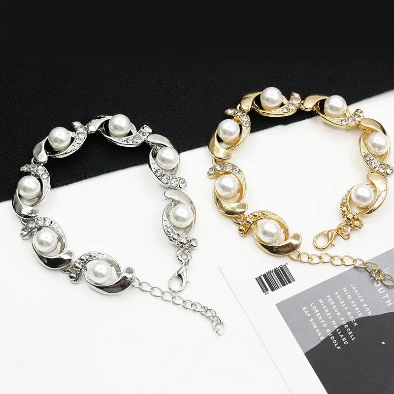 

Foreign Trade Cool Creative Tongue Set Pearl Alloy Jewelry