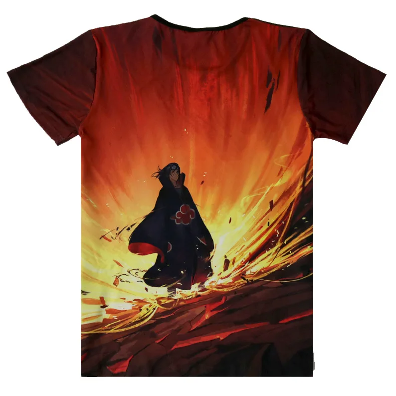 Anime Naruto T Shirt Men 3D Print T-shirts Boruto Sasuke Akatsuki Tshirt Brand Clothing Street Wear  Summer Tees Tops Luxtees (2)