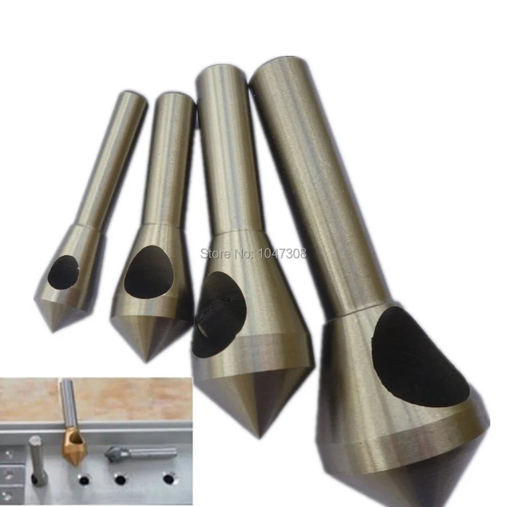 4pk Countersink And Deburring Chamfering Tool Set Screw Countersunk Hole Packer Taper Hole