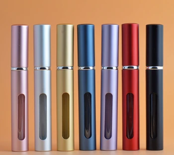 

Mini Portable Atomizer 5ml Travel Perfume Spray Bottle Refillable Metal Empty Make-Up Bottle 120pcs/lot