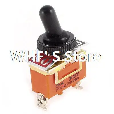 

SPST ON/OFF 2 Positions 2 Terminals Rubber Wrapped Toggle Switch AC 250V 15A
