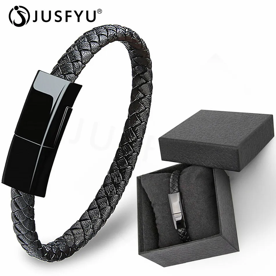 

Outdoor Bracelet USB Cable Potable Charger Charging Cord Data Line Micro Type C 8 pin Interface For iPhone Android Mobile Phone