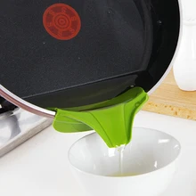 Кухонная вытяжка инструменты горшки и кастрюли для предотвращения разливов круговой обод дефлектор Жидкая силиконовая трубка кухонные аксессуары A