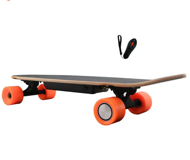 Cheap Factory direct selling price Electric skateboard 4 wheels electric scooter hoverboard High resilience PU wheel with remote key