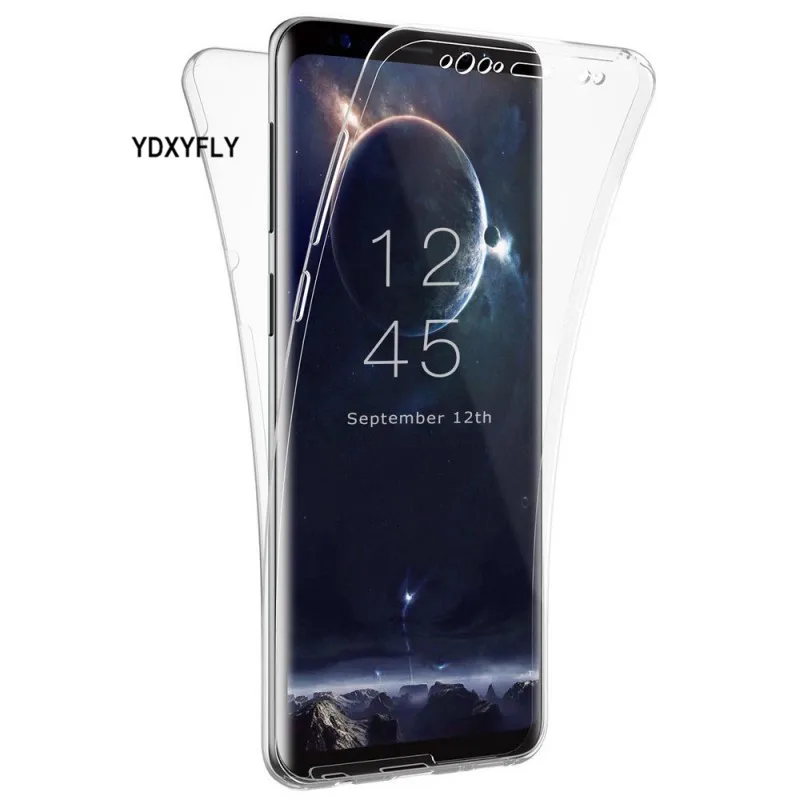 

360 Full Protect Touchable Case For Samsung Galaxy S9 Plus Clear TPU Front Back Cover For Galaxy S9